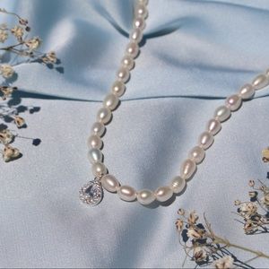 Sterling Silver Pearl Necklace